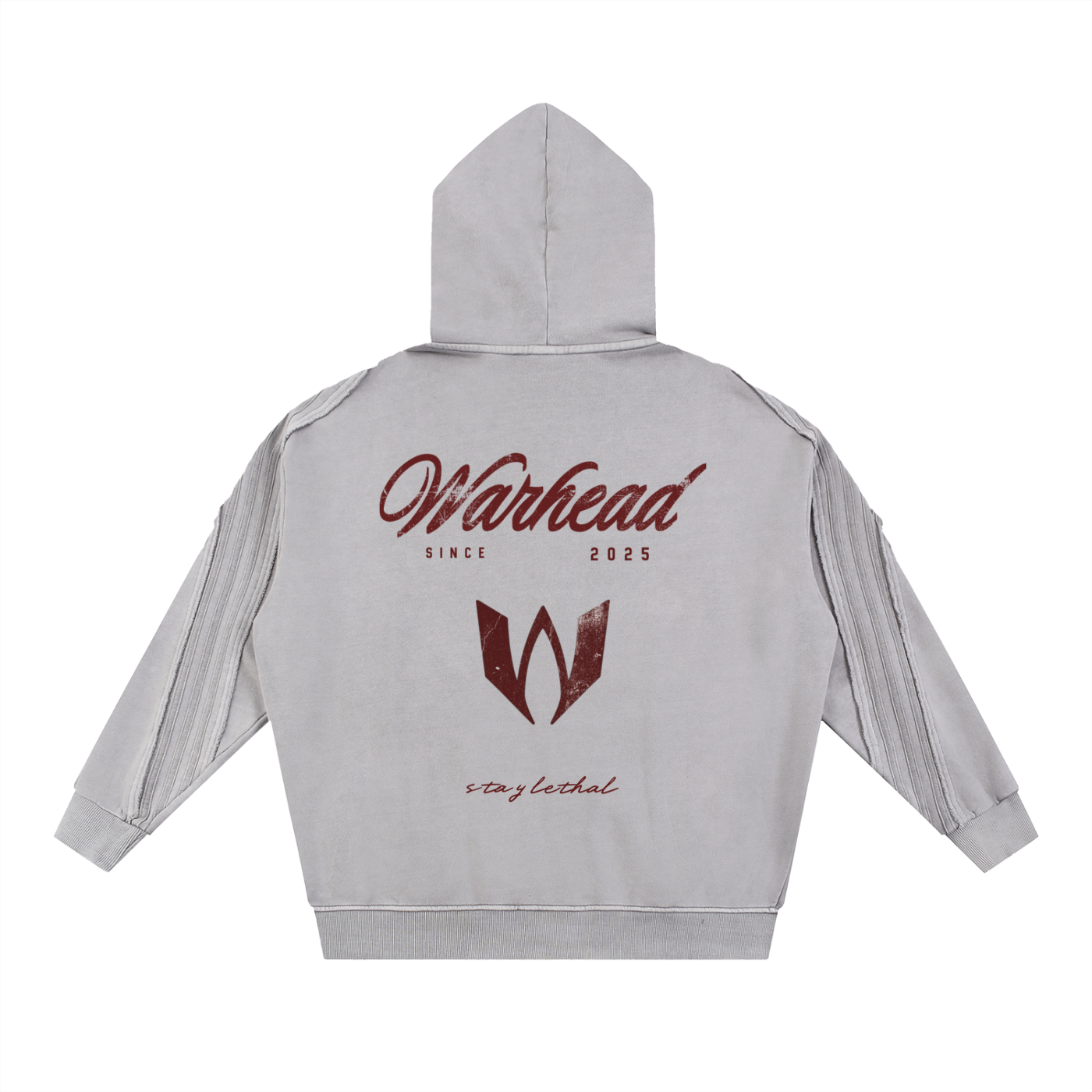 Origin Washed Raw Edge Zip Hoodie