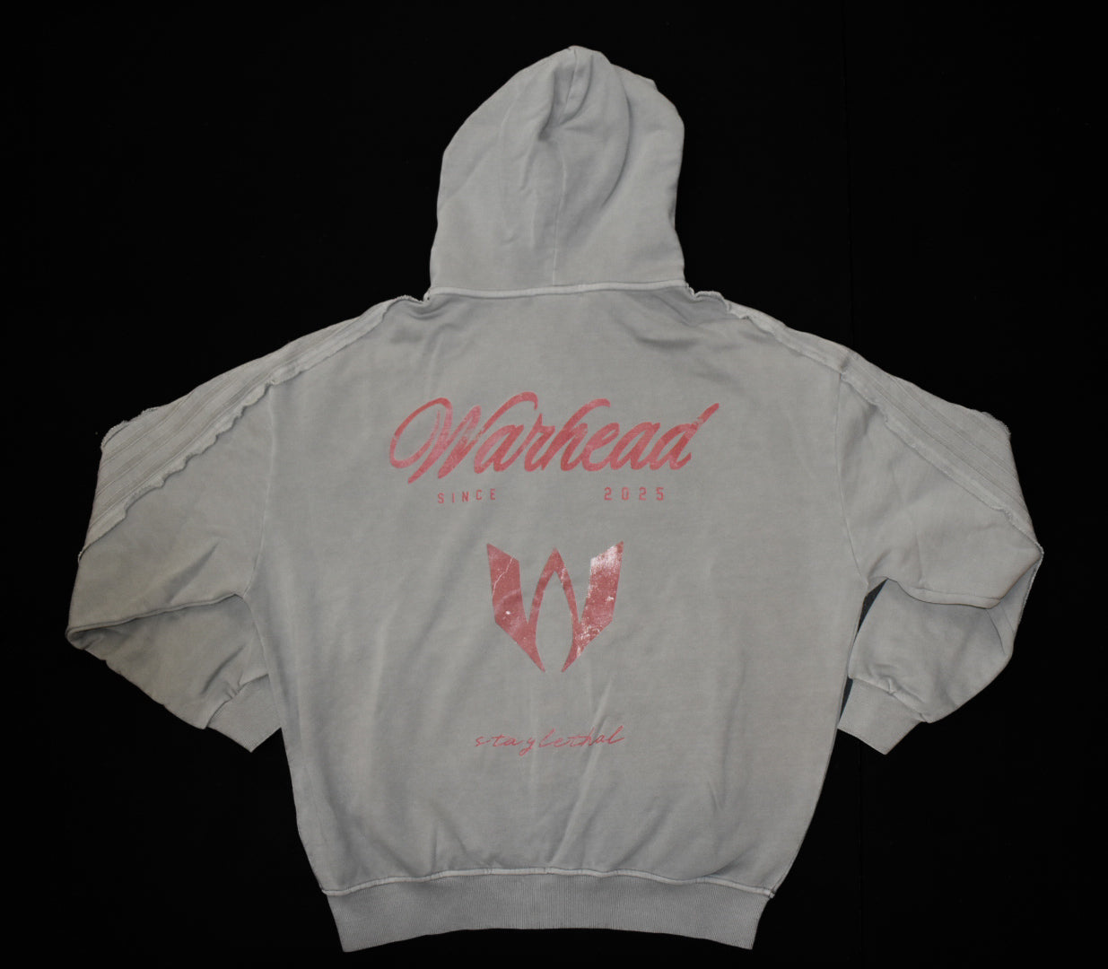 Origin Washed Raw Edge Zip Hoodie